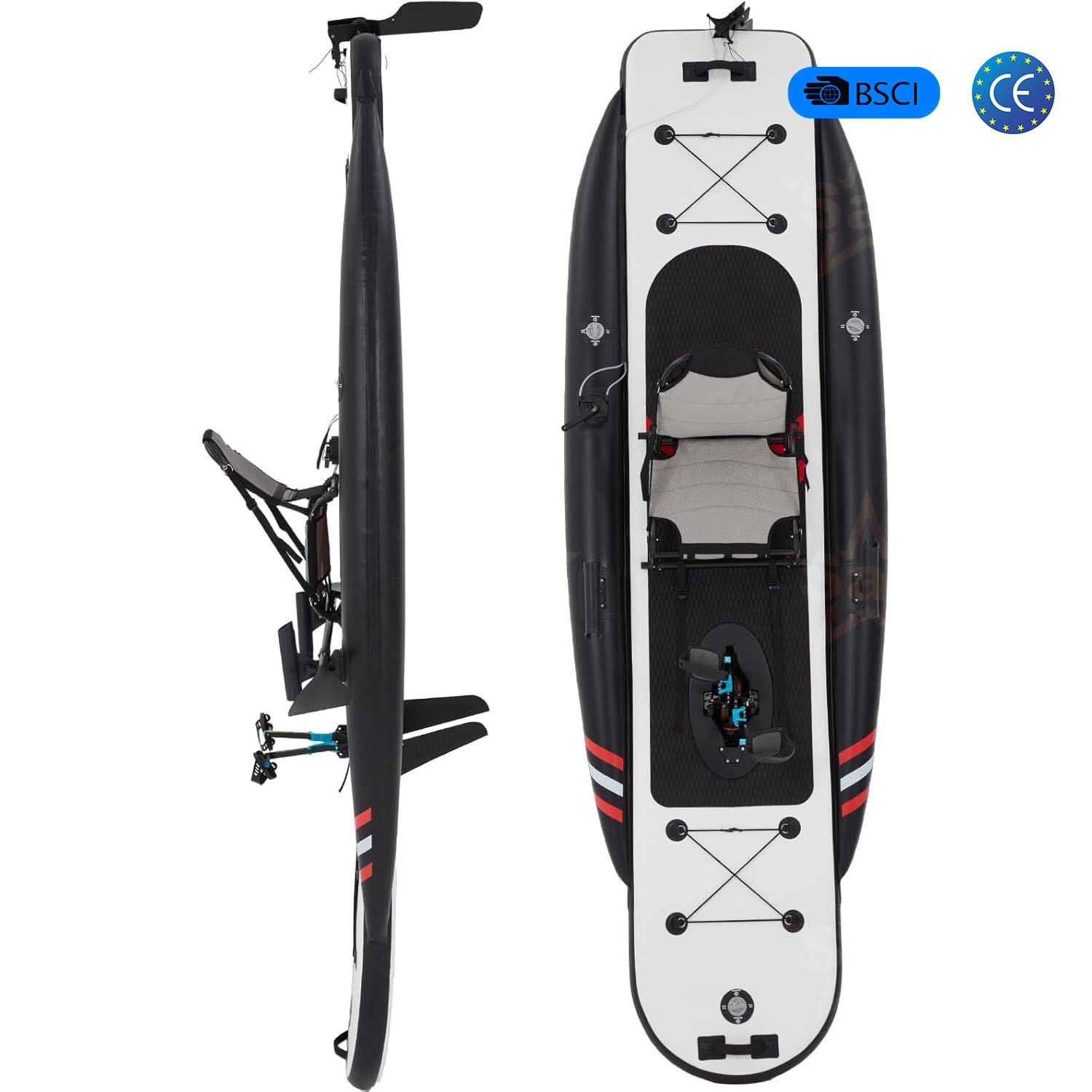 Fishing Kayak Pedal Drive - 고품질 풍선식 페달 카약 드롭 스티치