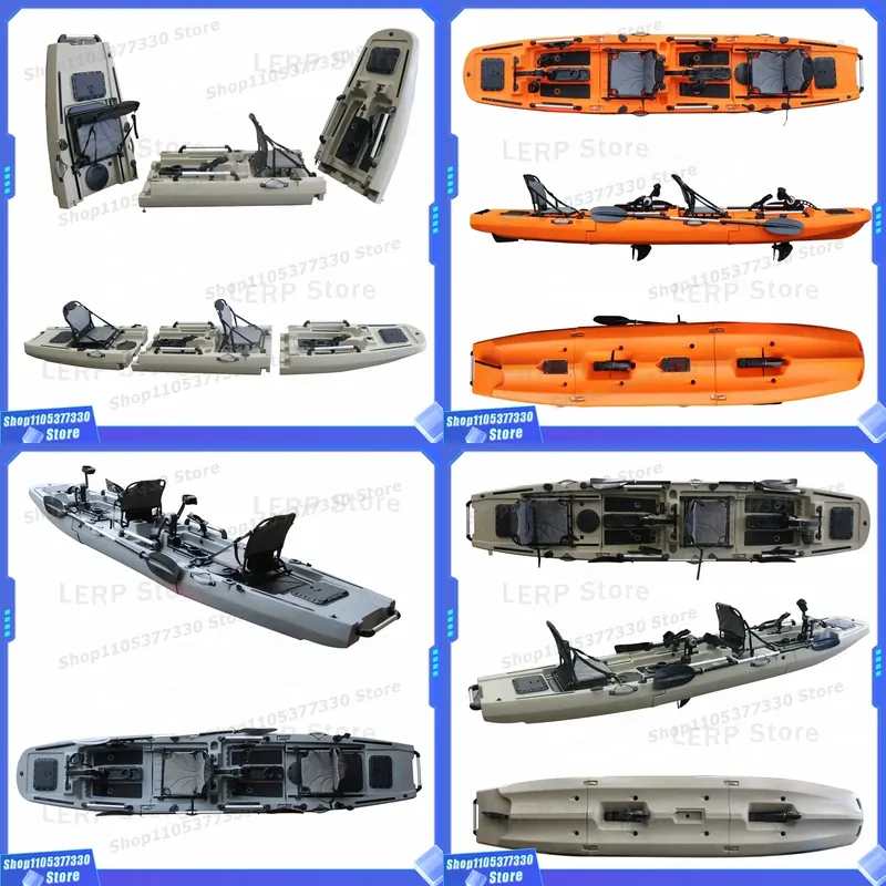 Fishing Kayak Sit In - 14.5피트 모듈식 카약, 2인승 싯온탑 낚시