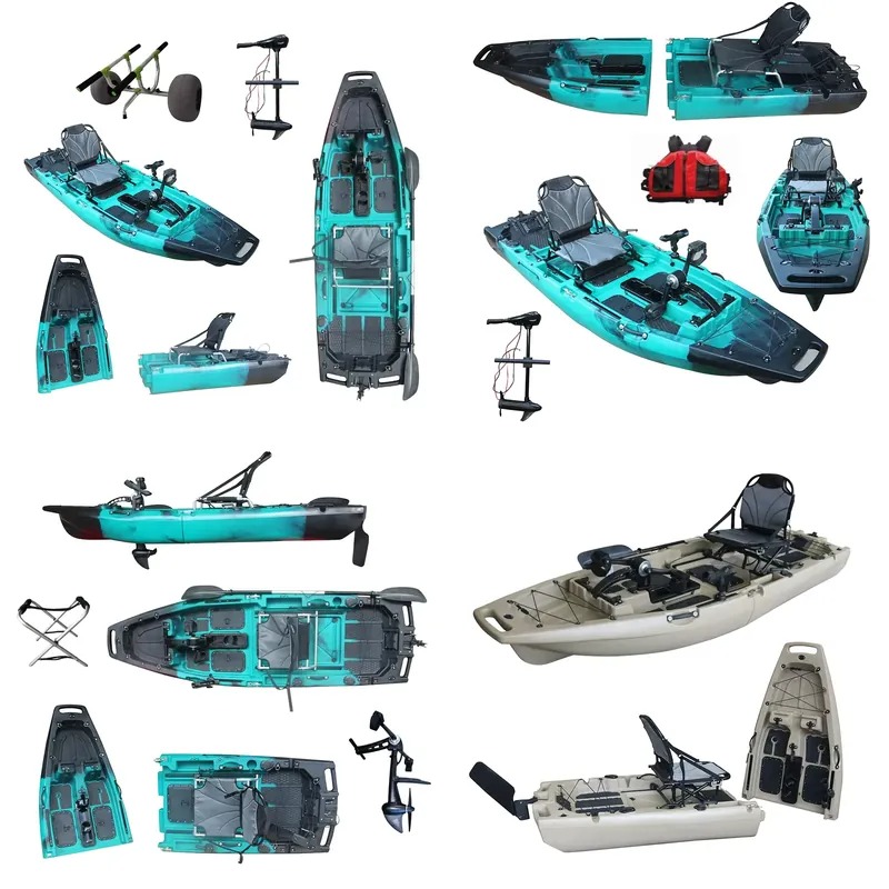 Fishing Kayak Sit In - 인기 있는 1인용 HDPE/PE 시트온탑 모터식