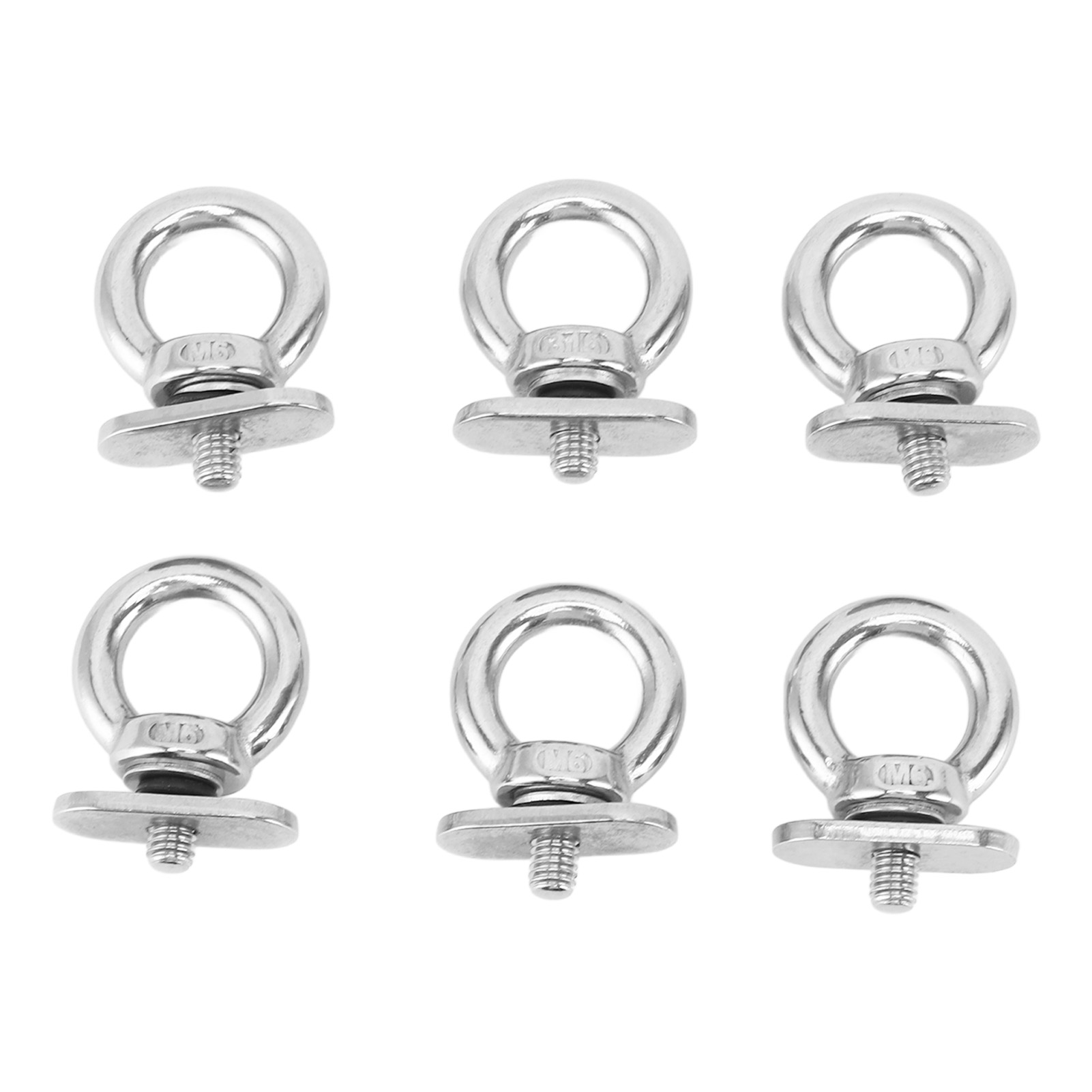 트랙 마운트 아이렛 6개 스테인리스 스틸 아이 볼트 요 - Fishing Kayak Anchor 리뷰 및 가격