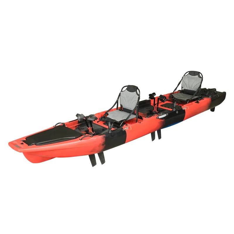 핫세일 14피트 2인승 더블 페달 시트온탑 카약 모듈형 - Fishing Kayak Pedal Drive 리뷰 및 가격