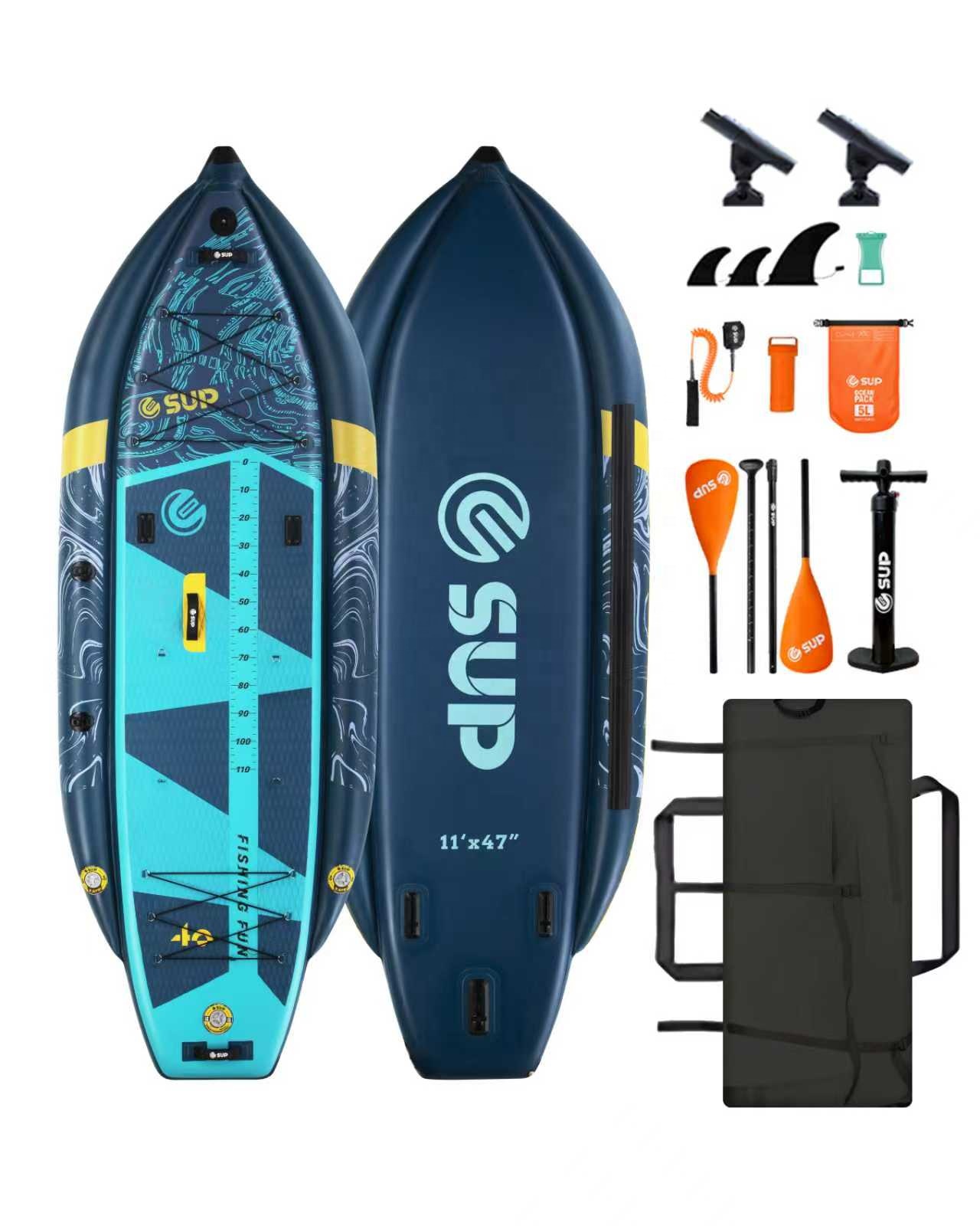 팽창식 낚시 카약 (두 개의 낚싯대 홀더, 세 개의 에 - Fishing Kayak Rod Holder 리뷰 및 가격