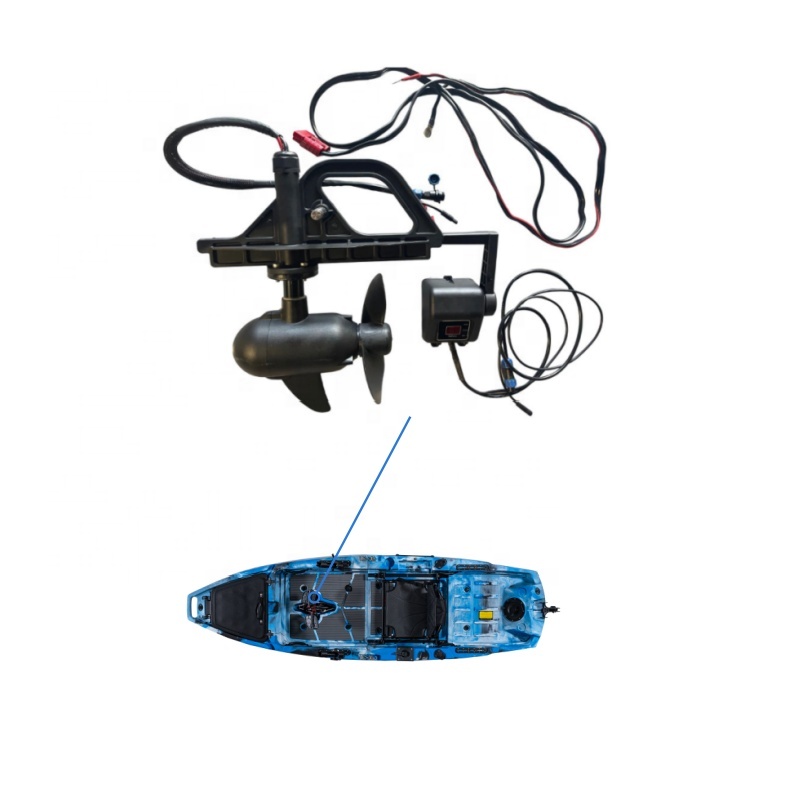 업그레이드된 브러시리스 하이브리드 트롤링 모터 55Lb - Fishing Kayak Pedal Drive 리뷰 및 가격