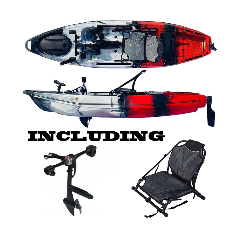 OEM 플라스틱 1인용 페달 구동 카약 (프로펠러 드라 - Fishing Kayak Pedal Drive 리뷰 및 가격