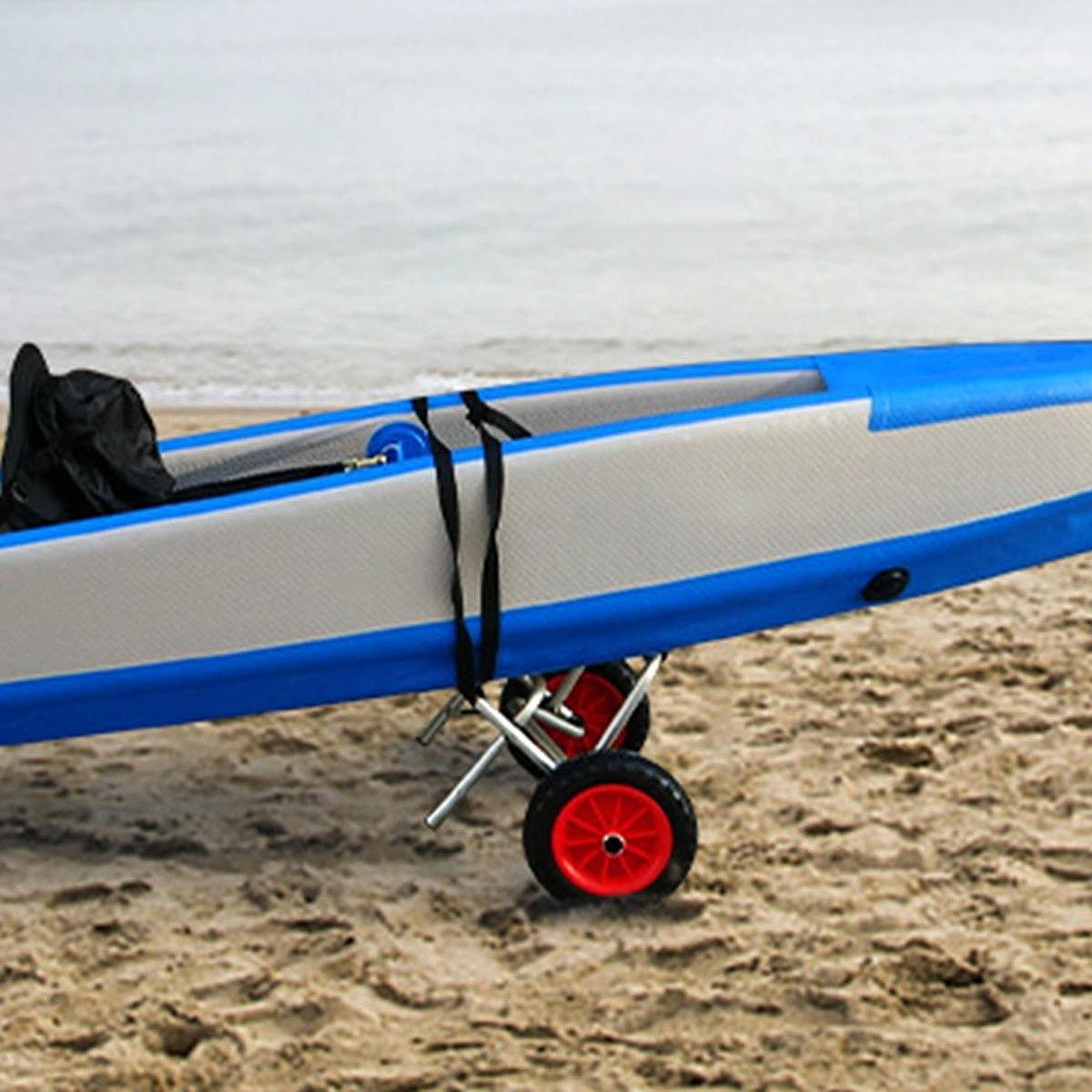 카약 카트 접이식 솔리드 휠 헤비 듀티 알루미늄 합금  - Fishing Kayak Cart 리뷰 및 가격
